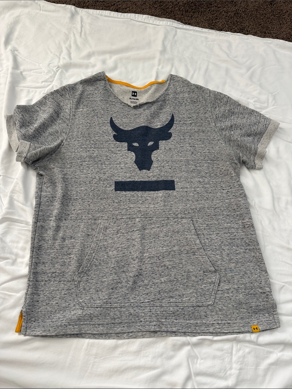 Under Armour Men’s Gray Short-Sleeve Graphic sweatshirt project Rock